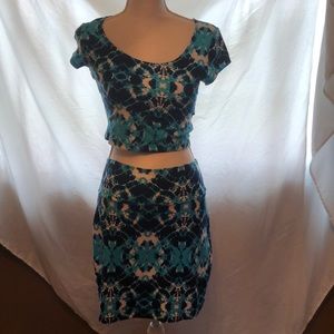2 pc skirt set